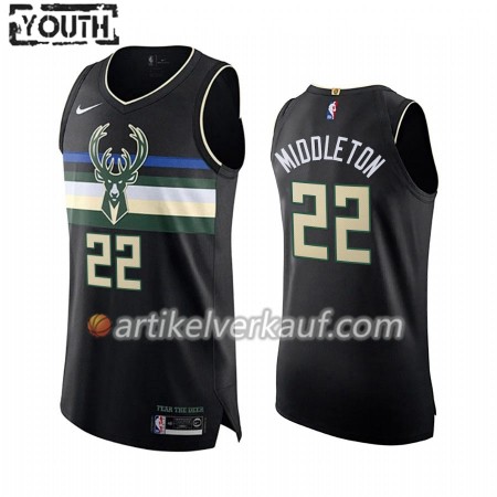 NBA Milwaukee Bucks Trikot Khris Middleton 22 Nike 2019-2020 Statement Edition Swingman - Kinder